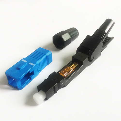 Type 60 optical fiber fast connector